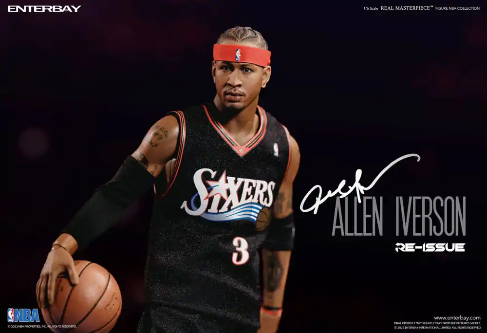 NBA Collection Real Masterpiece Action Figure 1/6 Allen Iverson Limited Retro Edition 30 cm termékfotó