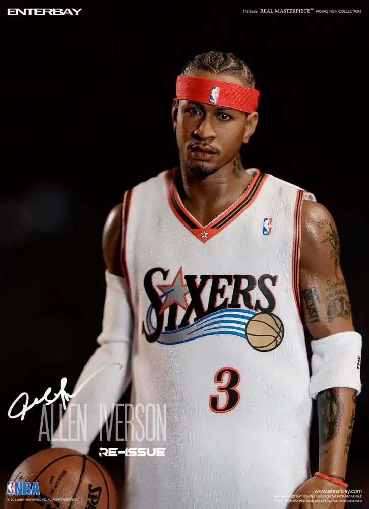 NBA Collection Real Masterpiece Action Figure 1/6 Allen Iverson Limited Retro Edition 30 cm termékfotó