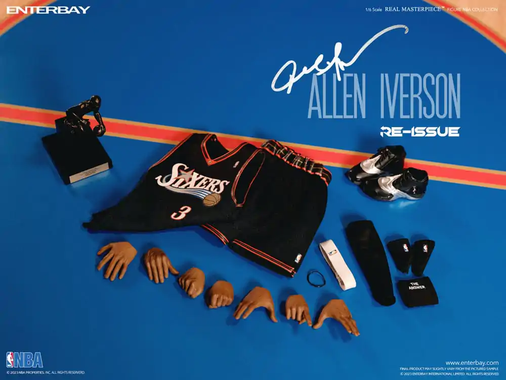 NBA Collection Real Masterpiece Action Figure 1/6 Allen Iverson Limited Retro Edition 30 cm termékfotó