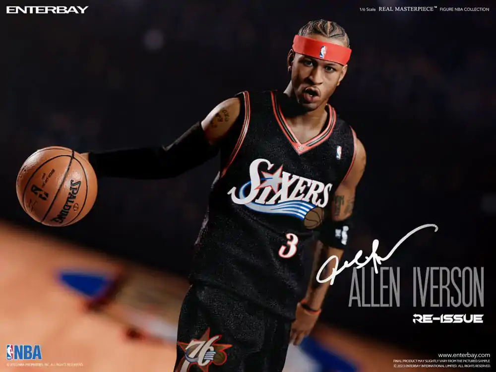 NBA Collection Real Masterpiece Action Figure 1/6 Allen Iverson Limited Retro Edition 30 cm termékfotó
