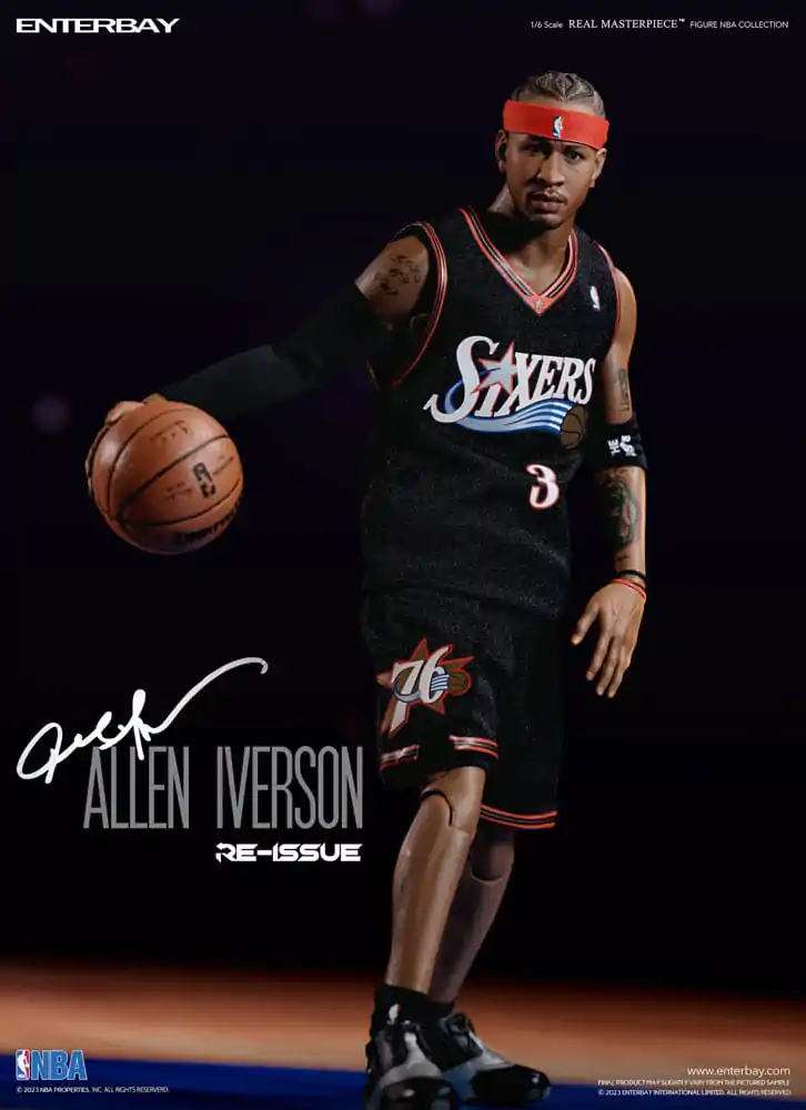 NBA Collection Real Masterpiece Action Figure 1/6 Allen Iverson Limited Retro Edition 30 cm termékfotó