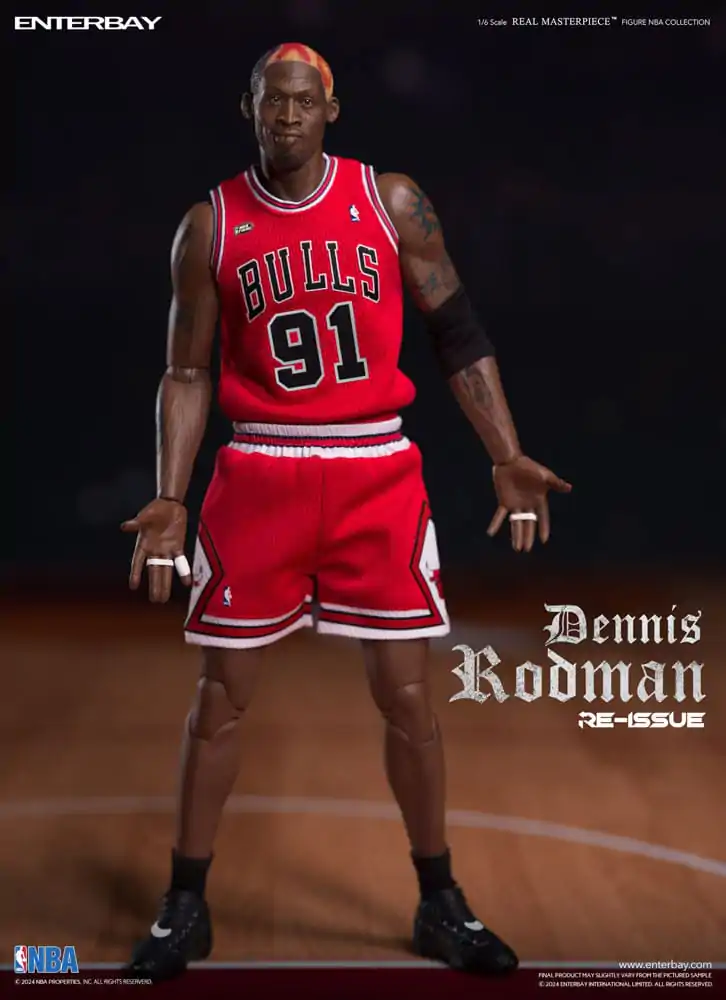 NBA Collection Real Masterpiece Action Figure 1/6 Dennis Rodman Limited Retro Editon 33 cm termékfotó