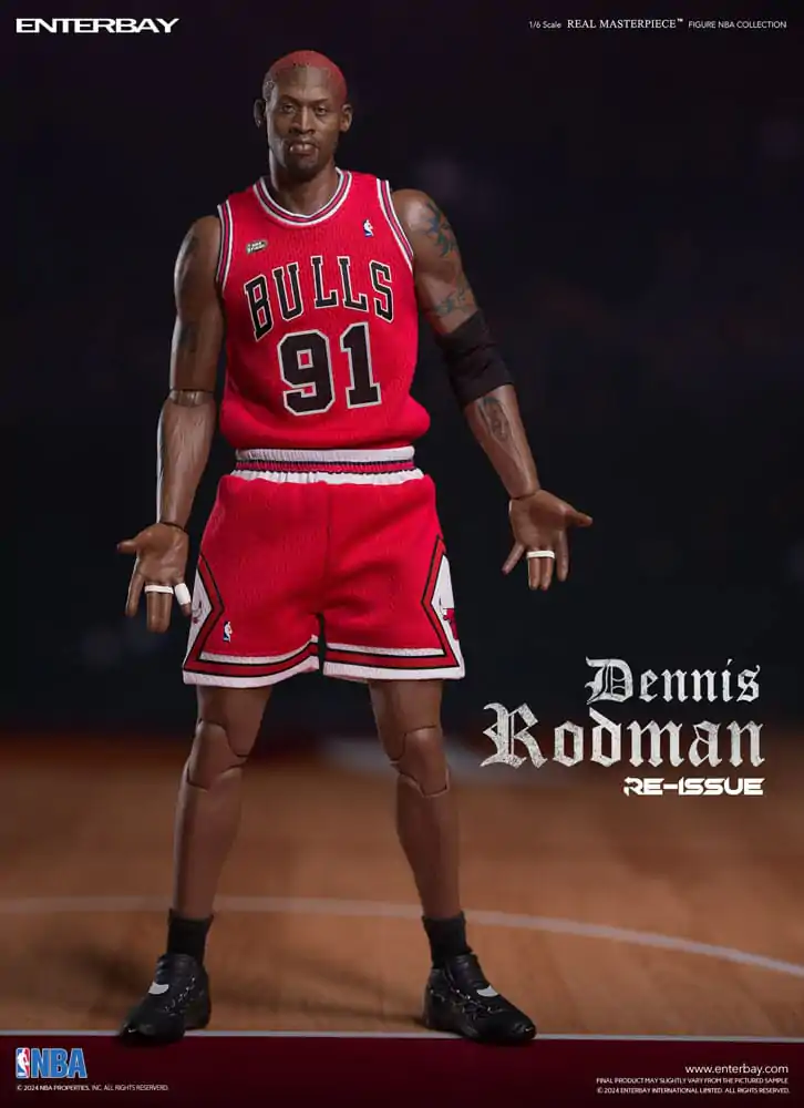 NBA Collection Real Masterpiece Action Figure 1/6 Dennis Rodman Limited Retro Editon 33 cm termékfotó