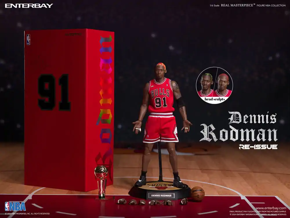 NBA Collection Real Masterpiece Action Figure 1/6 Dennis Rodman Limited Retro Editon 33 cm termékfotó