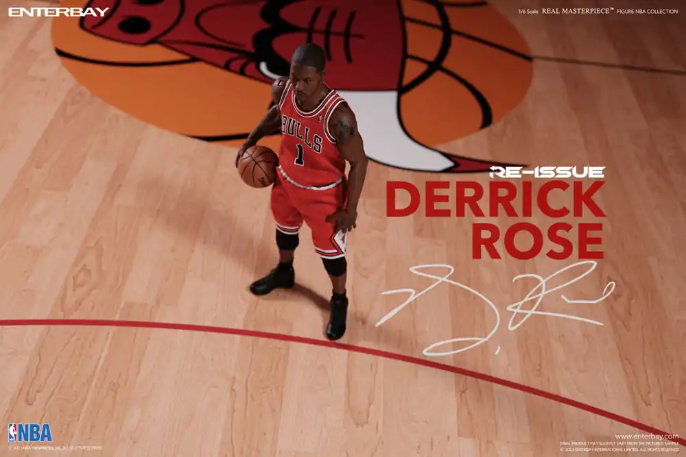 NBA Collection Real Masterpiece Action Figure 1/6 Derrick Rose Limited Retro Edition 30 cm termékfotó