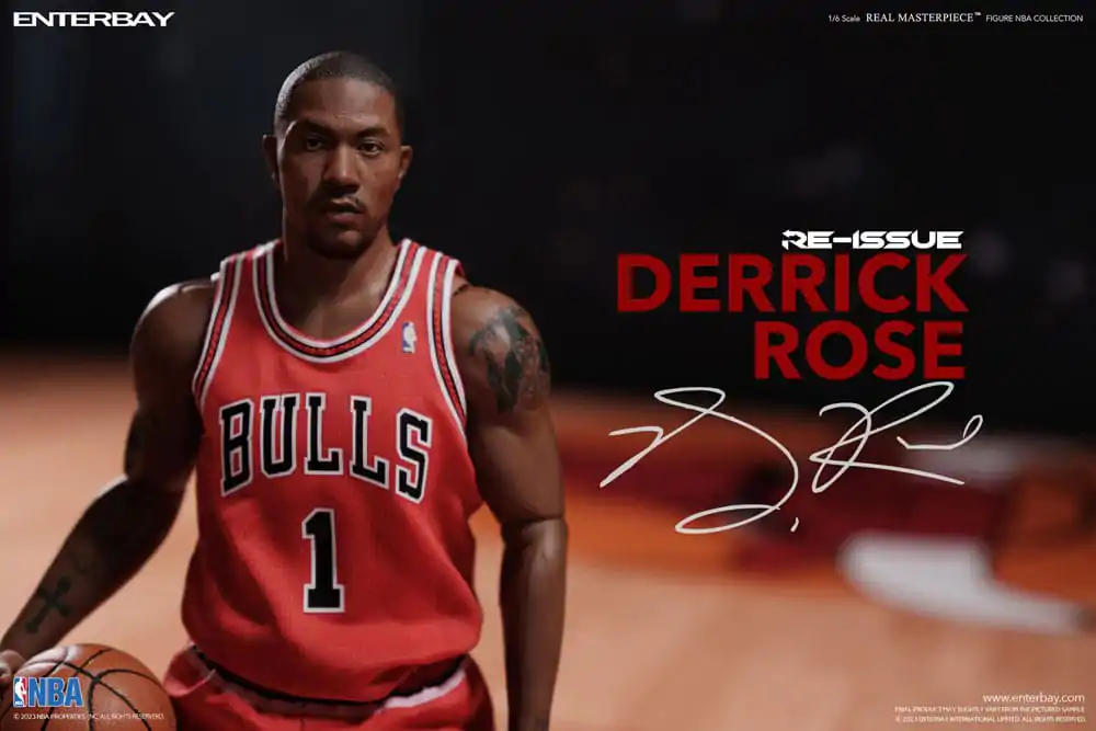 NBA Collection Real Masterpiece Action Figure 1/6 Derrick Rose Limited Retro Edition 30 cm termékfotó