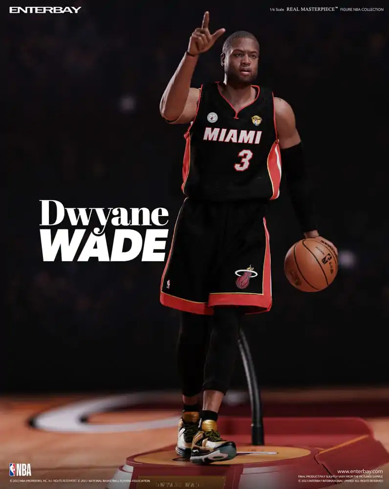 NBA Collection Real Masterpiece Action Figure 1/6 Dwyane Wade 30 cm termékfotó