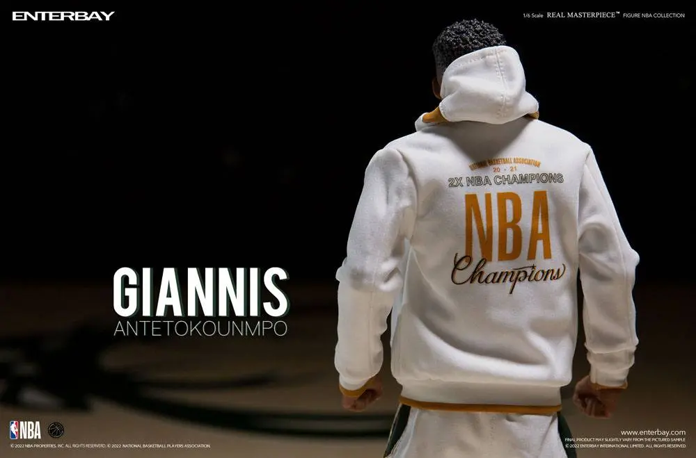 NBA Collection Real Masterpiece Action Figure 1/6 Giannis Antetokounmpo 33 cm product photo
