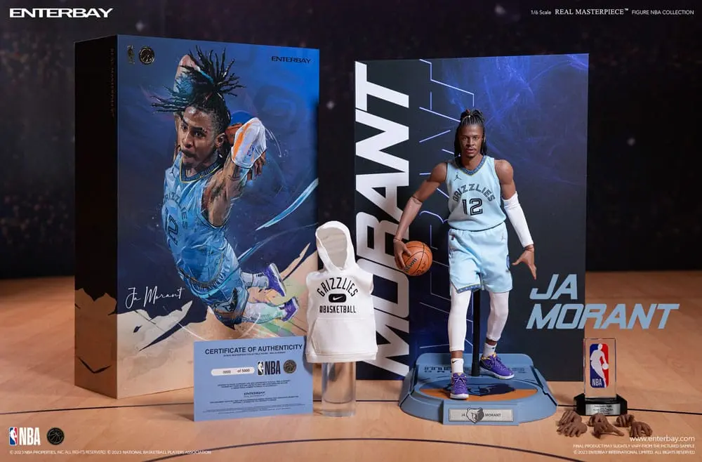 NBA Collection Real Masterpiece Action Figure 1/6 Ja Morant 30 cm product photo