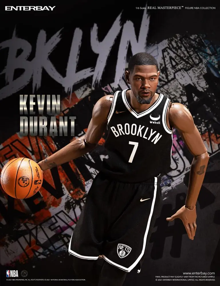 NBA Collection Real Masterpiece Action Figure 1/6 Kevin Durant 33 cm product photo