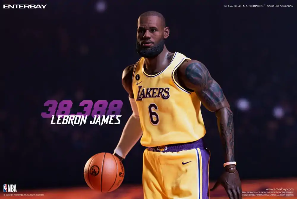 NBA Collection Real Masterpiece Action Figure 1/6 Lebron James Special Edition 30 cm termékfotó