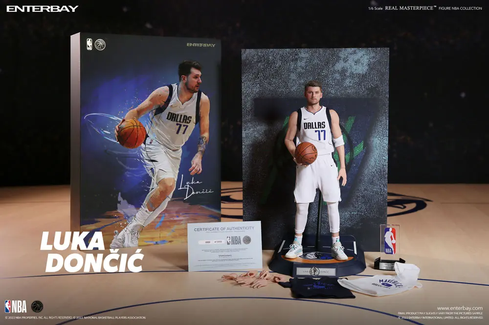 NBA Collection Real Masterpiece Action Figure 1/6 Luka Doncic 30 cm termékfotó