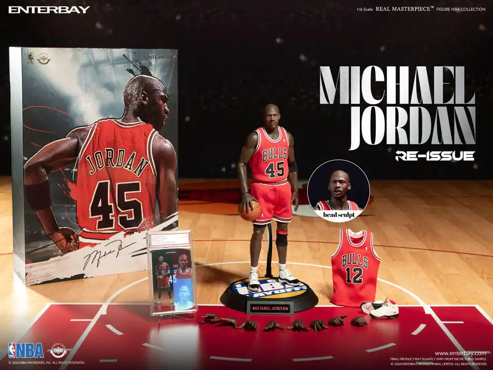 NBA Collection Real Masterpiece Action Figure 1/6 Michael Jordan I'm Back Edition Limited 30 cm termékfotó