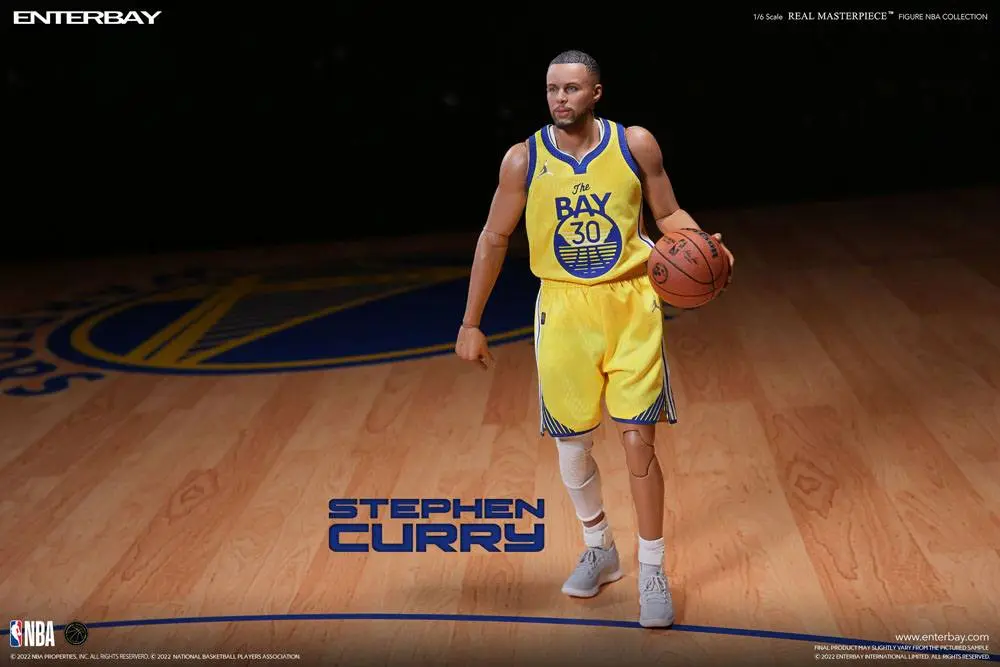 NBA Collection Real Masterpiece Action Figure 1/6 Stephen Curry 30 cm product photo