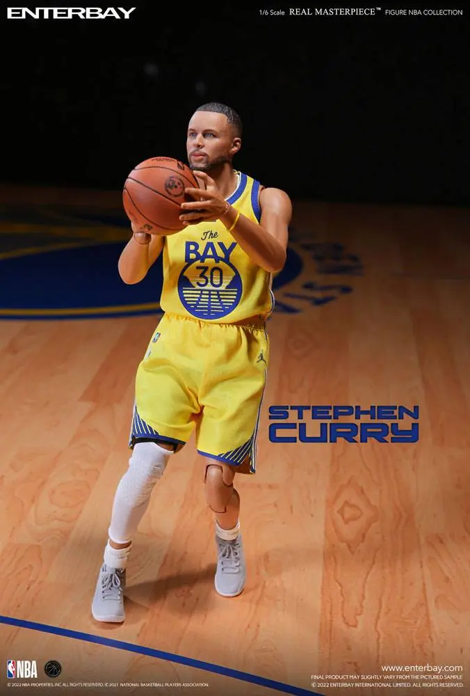 NBA Collection Real Masterpiece Action Figure 1/6 Stephen Curry 30 cm product photo