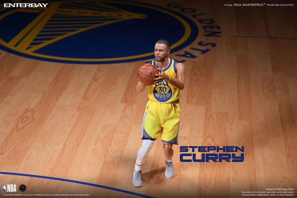 NBA Collection Real Masterpiece Action Figure 1/6 Stephen Curry 30 cm product photo