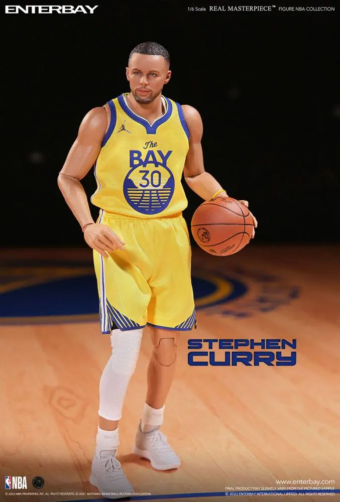 NBA Collection Real Masterpiece Action Figure 1/6 Stephen Curry 30 cm product photo