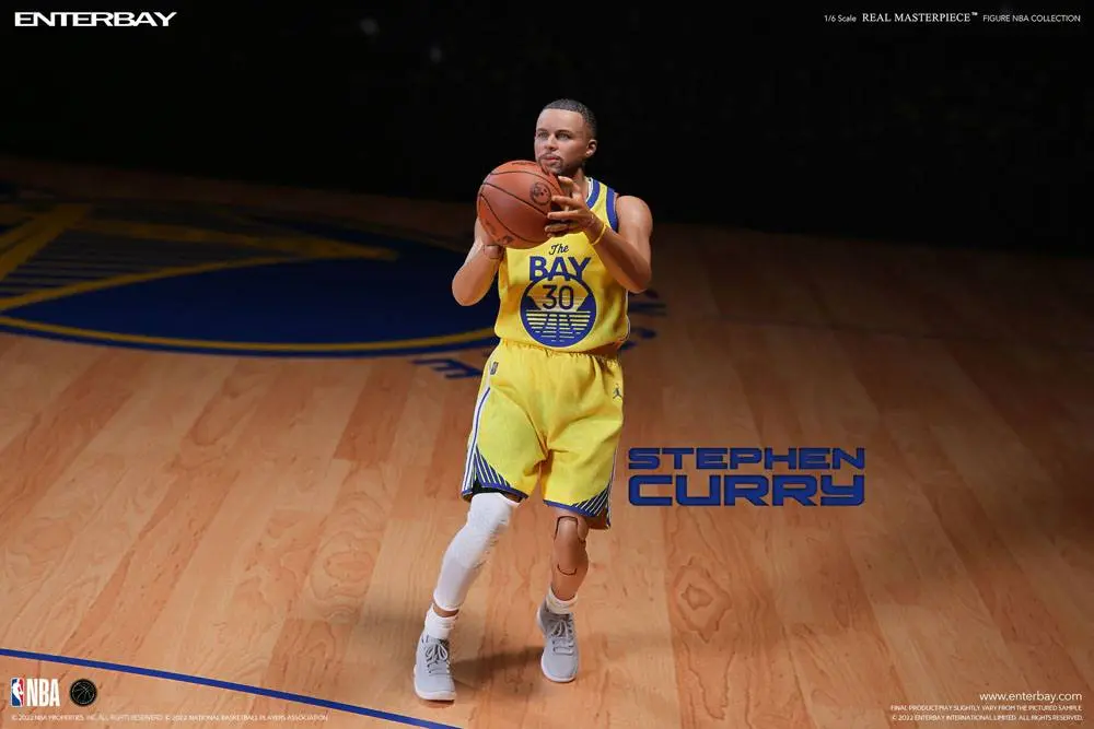 NBA Collection Real Masterpiece Action Figure 1/6 Stephen Curry 30 cm product photo
