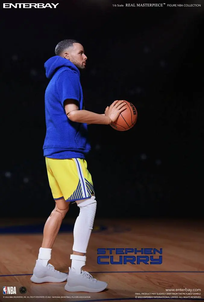 NBA Collection Real Masterpiece Action Figure 1/6 Stephen Curry 30 cm product photo