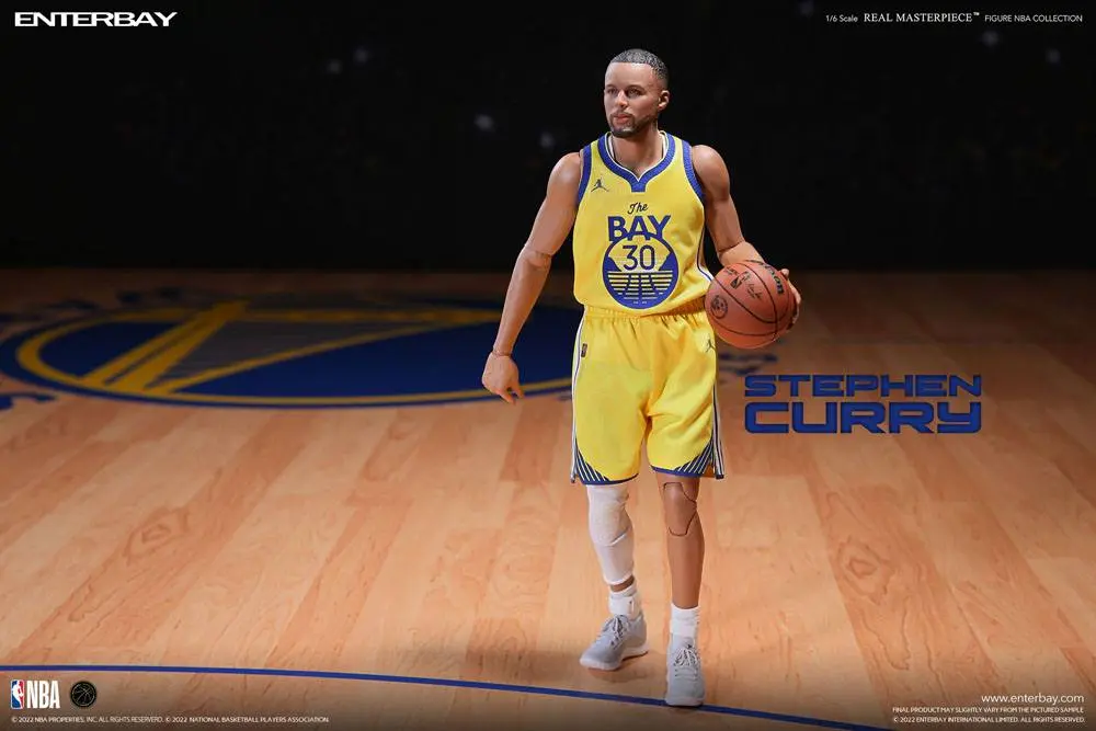 NBA Collection Real Masterpiece Action Figure 1/6 Stephen Curry 30 cm product photo