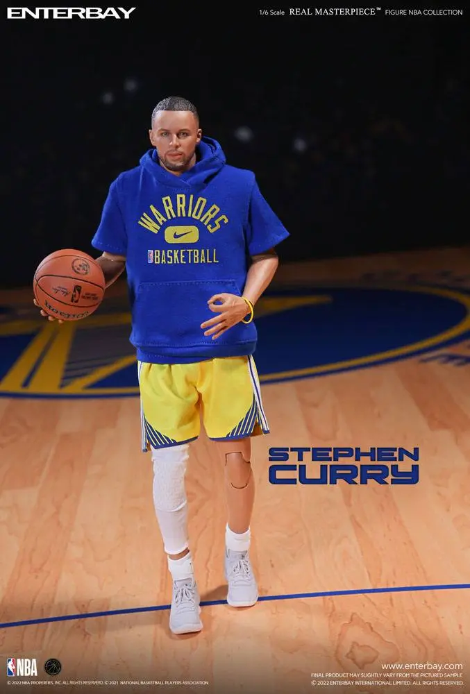 NBA Collection Real Masterpiece Action Figure 1/6 Stephen Curry 30 cm product photo