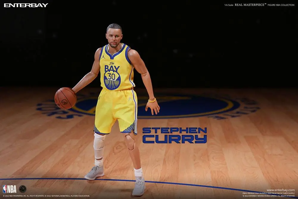 NBA Collection Real Masterpiece Action Figure 1/6 Stephen Curry 30 cm product photo