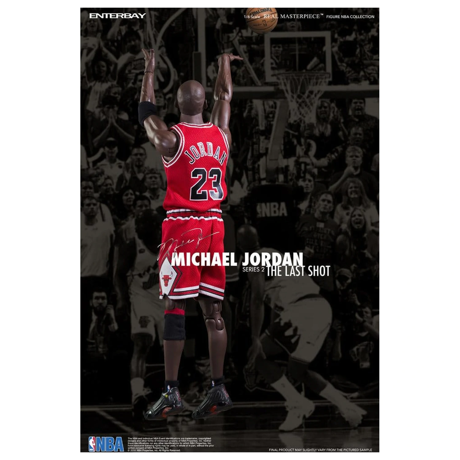 NBA Collection Real Masterpiece Actionfigur 1/6 Michael Jordan Series 2 (Road Jersey Edition) 33 cm product photo