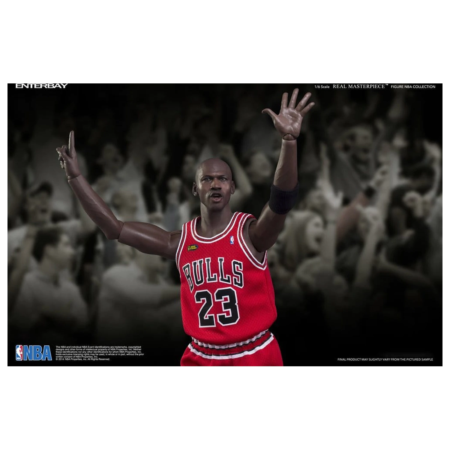 NBA Collection Real Masterpiece Actionfigur 1/6 Michael Jordan Series 2 (Road Jersey Edition) 33 cm product photo