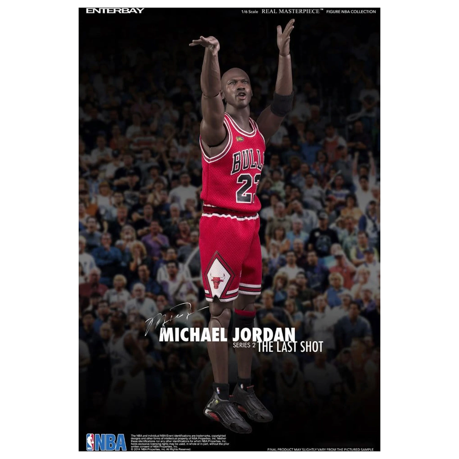 NBA Collection Real Masterpiece Actionfigur 1/6 Michael Jordan Series 2 (Road Jersey Edition) 33 cm product photo