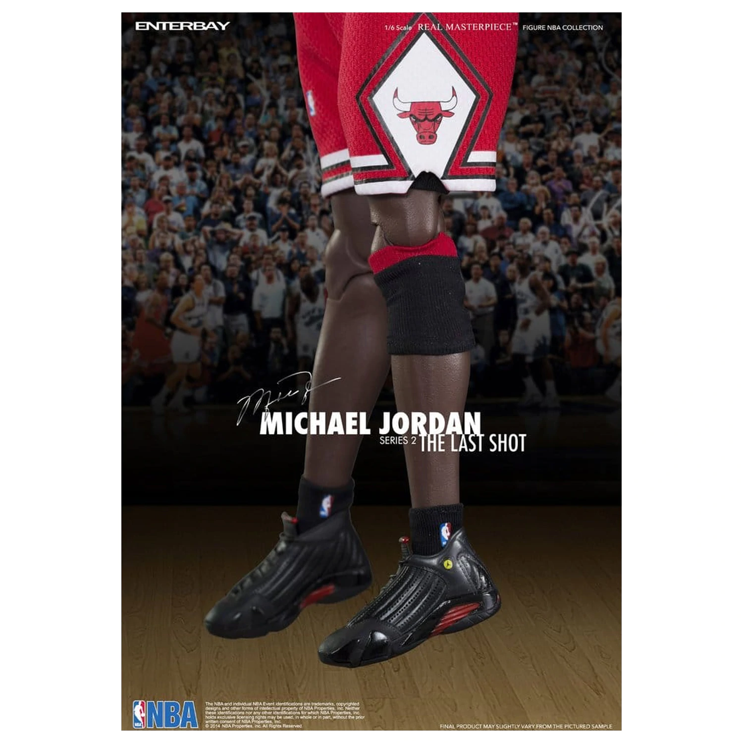 NBA Collection Real Masterpiece Actionfigur 1/6 Michael Jordan Series 2 (Road Jersey Edition) 33 cm product photo
