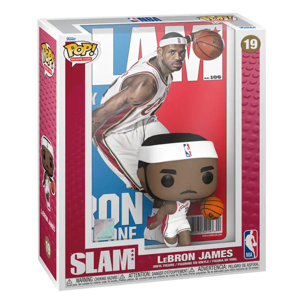 NBA Cover POP! Basketball Vinyl Figure LeBron James (SLAM Magazin) 9 cm termékfotó