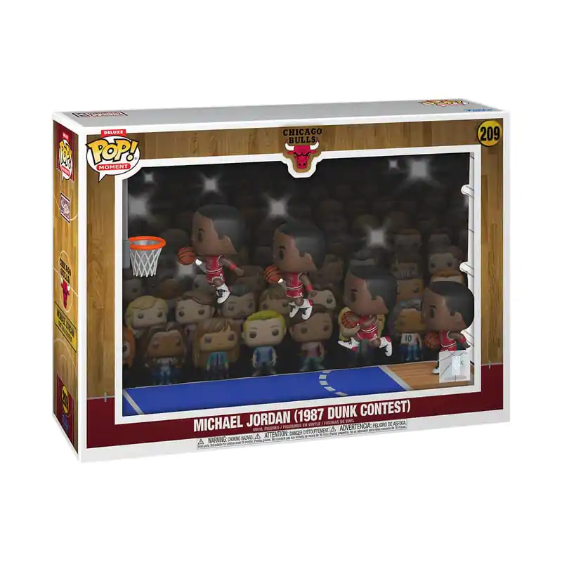 NBA Funko POP Moments Deluxe Vinyl Figures Bulls-MJ ('87 Dunk Contest) 9 cm  product photo