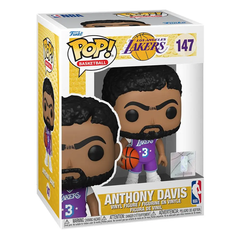 NBA Lakers POP! Basketball Vinyl Figure Anthony Davis (City Edition 2021) 9 cm product photo