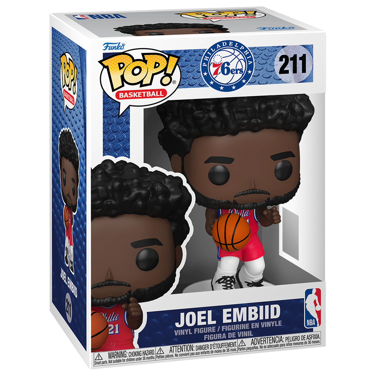 NBA Legends Funko POP! Sports Vinyl Figure 76ers- Joel Embiid 9 cm product photo