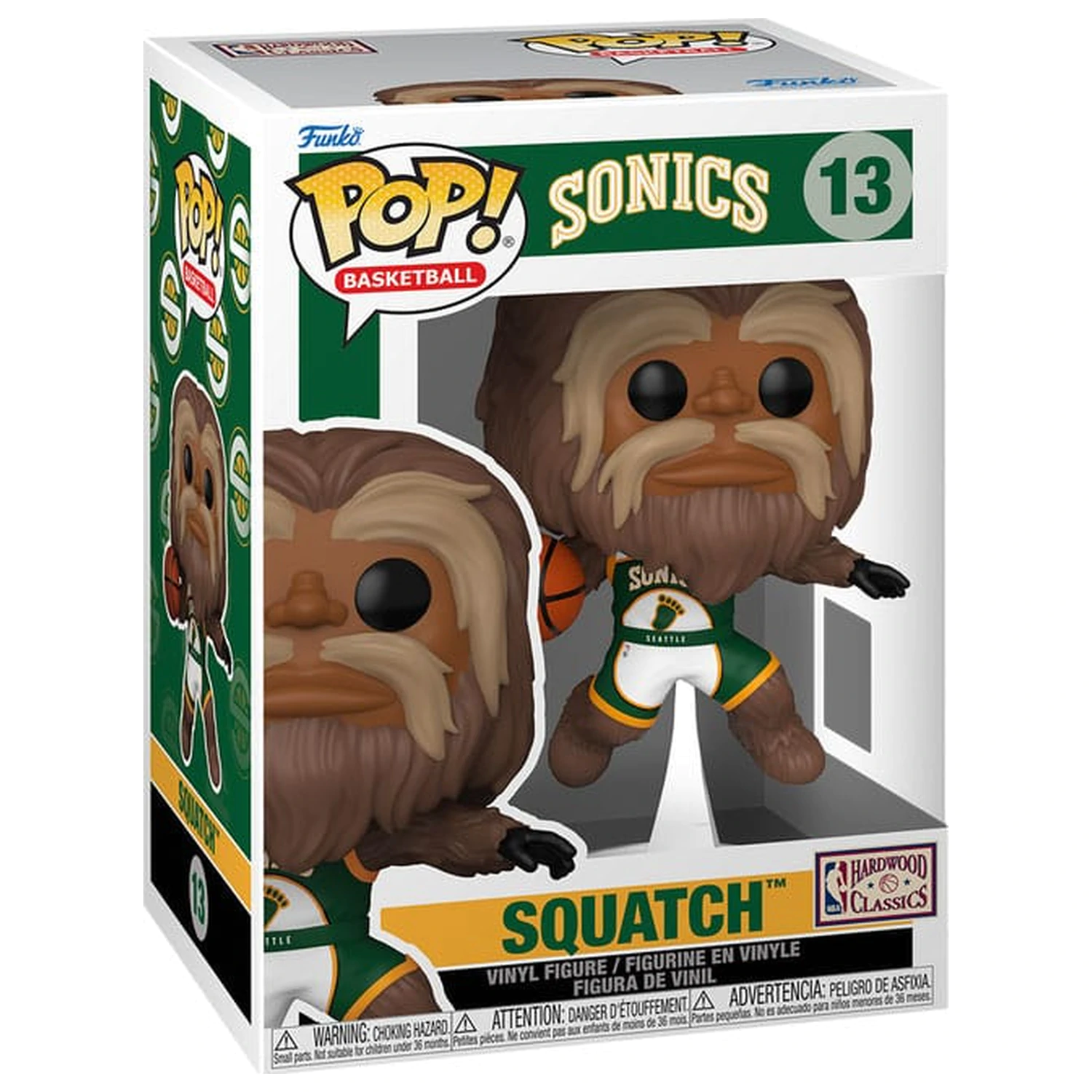 NBA Legends Funko POP! Sports Vinyl Figure Mascots Sonics- Sasquatch 9 cm product photo