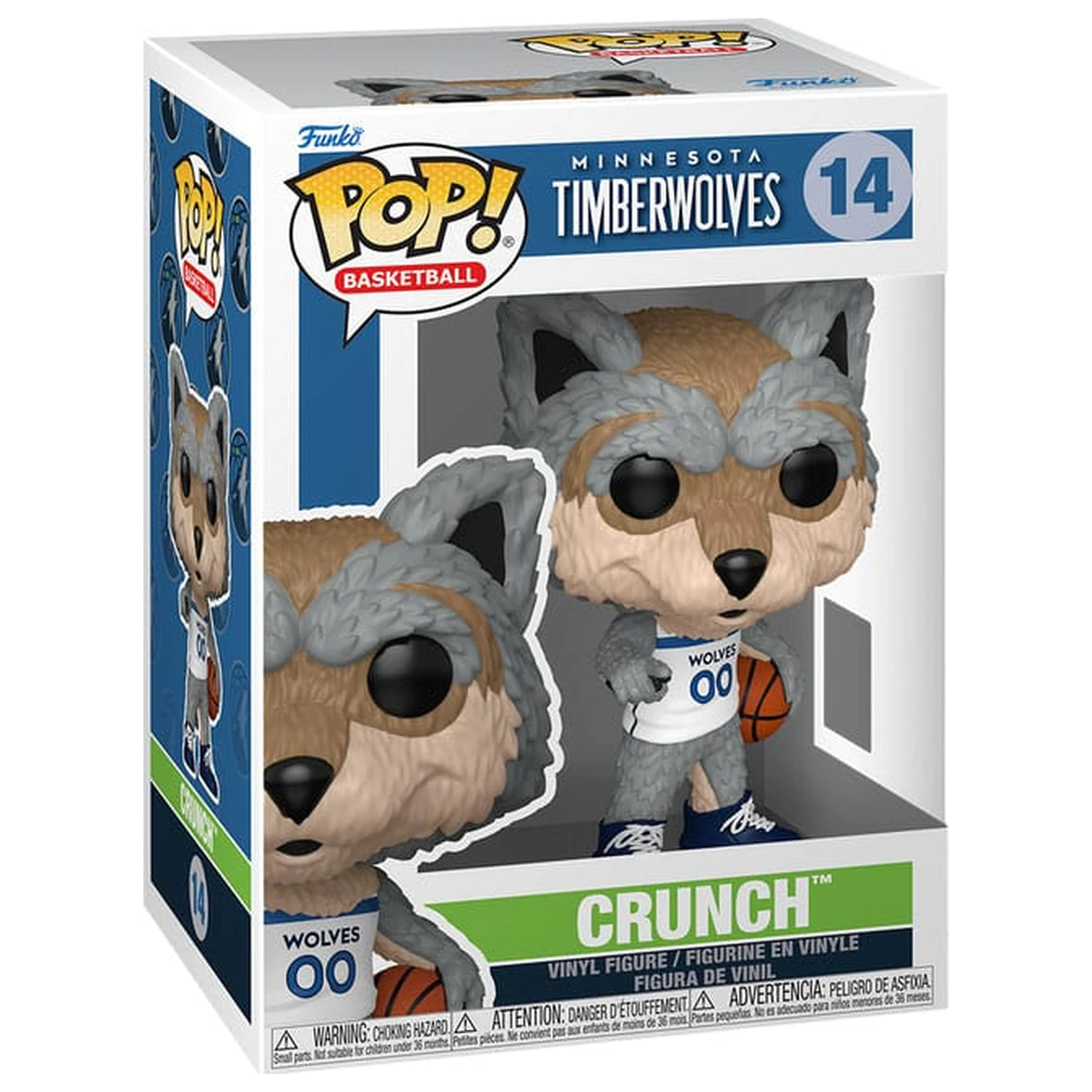 NBA Legends Funko POP! Sports Vinyl Figure Mascots Wolves- Crunch The Wolf 9 cm product photo
