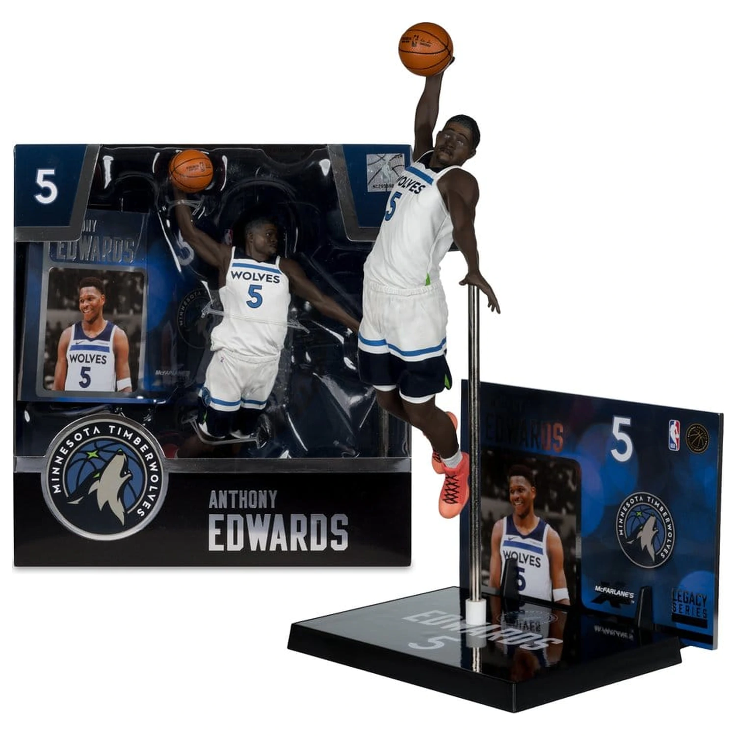 NBA McFarlane's SportsPicks Figure Anthony Edwards (Minnesota Timberwolves) 21 cm product photo