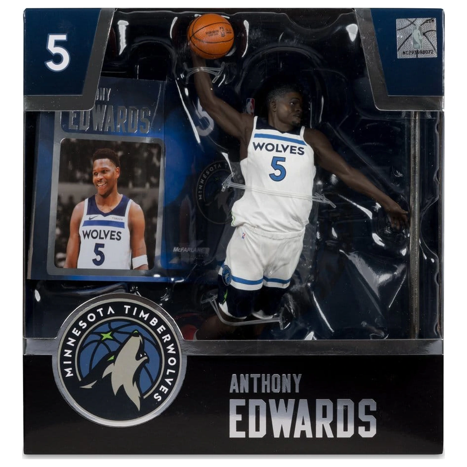 NBA McFarlane's SportsPicks Figure Anthony Edwards (Minnesota Timberwolves) 21 cm product photo