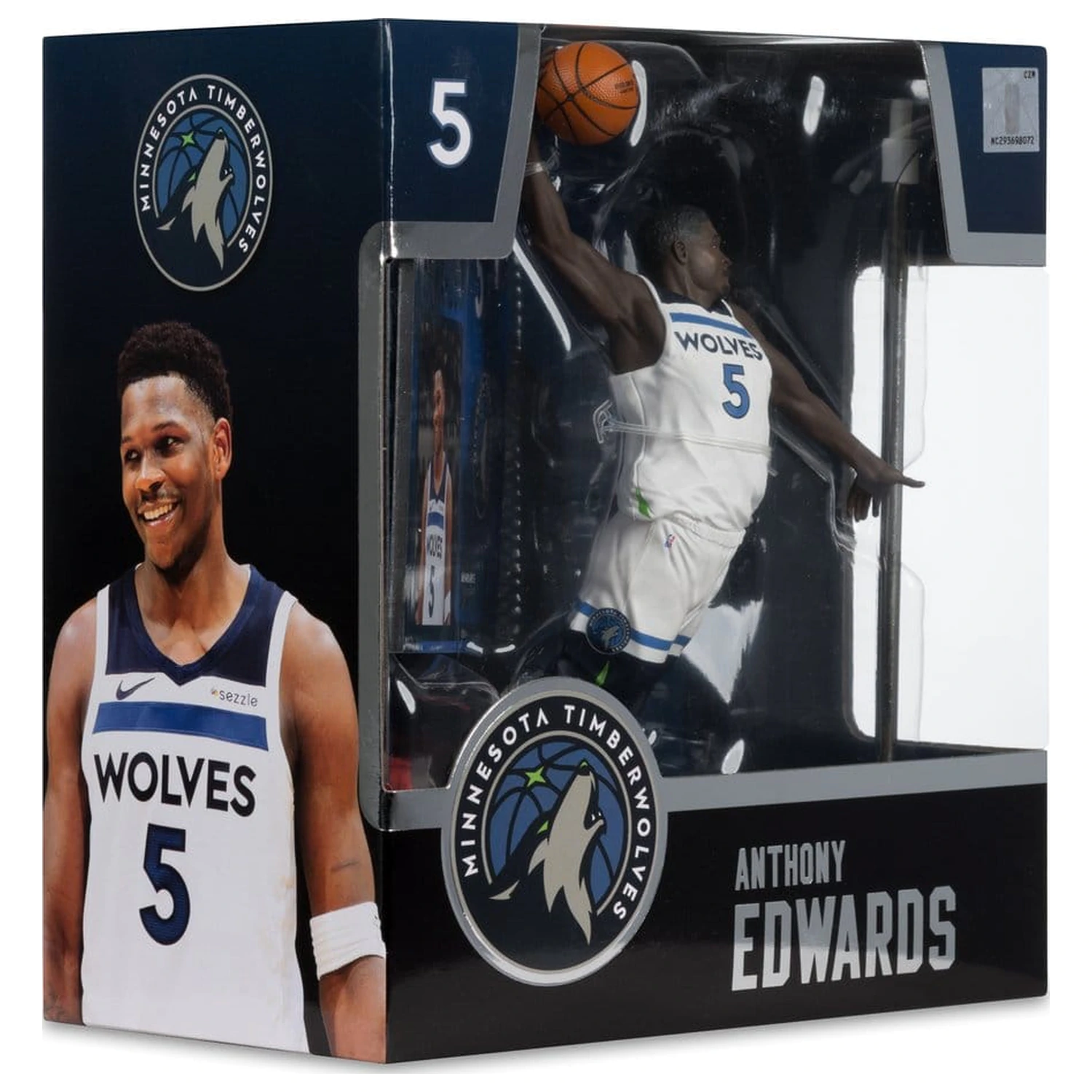 NBA McFarlane's SportsPicks Figure Anthony Edwards (Minnesota Timberwolves) 21 cm product photo