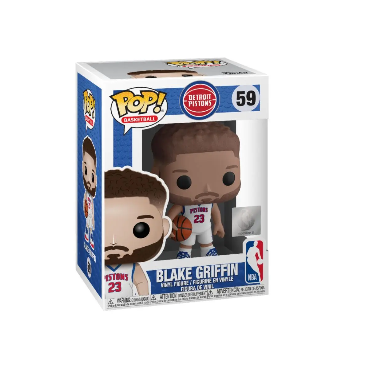NBA POP! Sports Vinyl Figure Blake Griffin (Detroit Pistons) 9 cm product photo