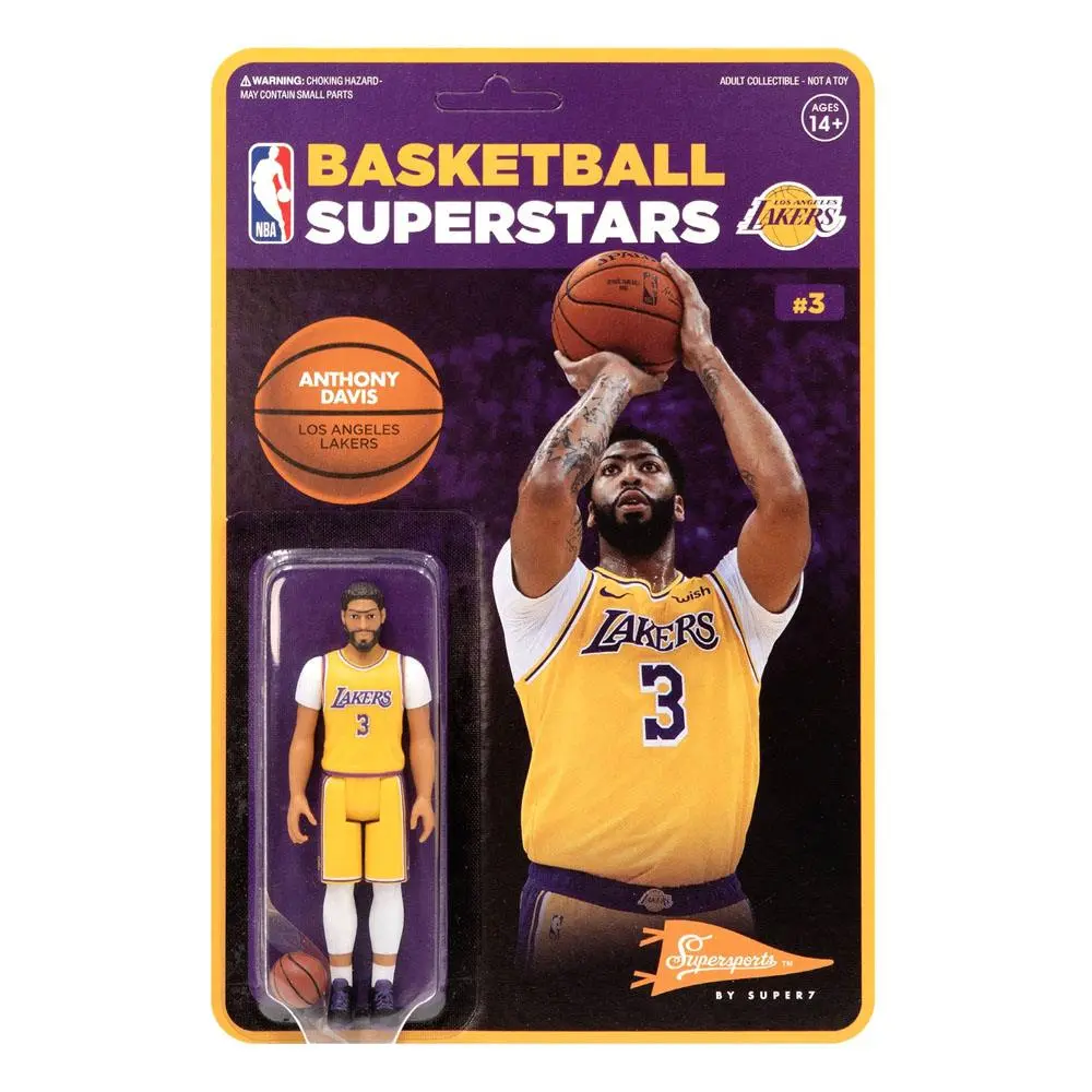 NBA ReAction Action Figure Wave 1 Anthony Davis (Lakers) 10 cm product photo