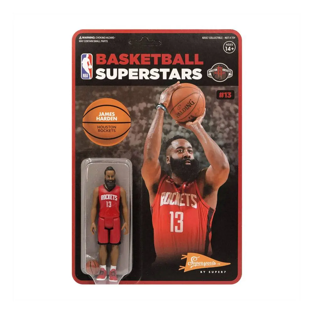 NBA ReAction Action Figure Wave 1 James Harden (Rockets) 10 cm product photo