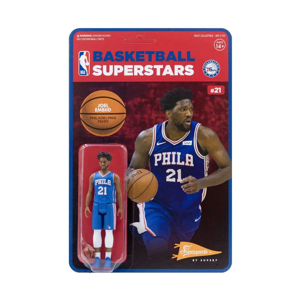 NBA ReAction Action Figure Wave 1 Joel Embiid (76ers) 10 cm product photo