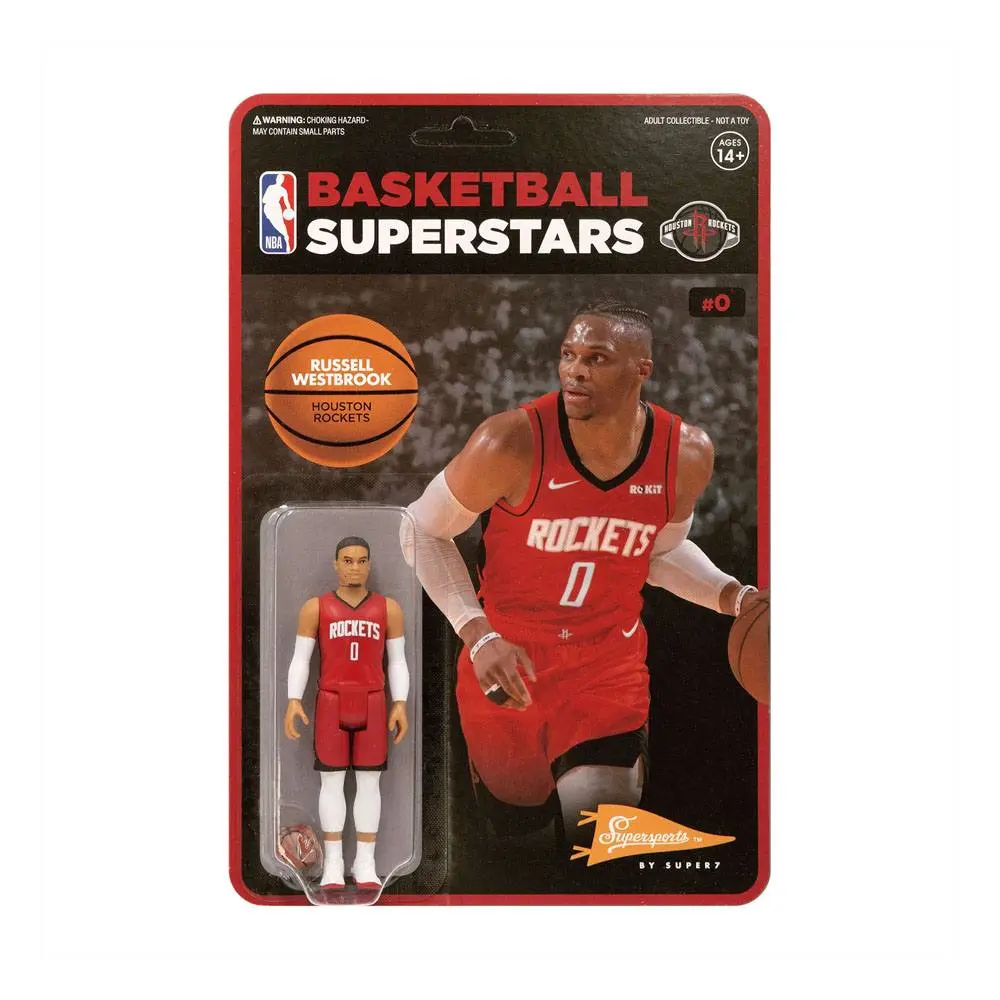 NBA ReAction Action Figure Wave 1 Russell Westbrook (Rockets) 10 cm product photo
