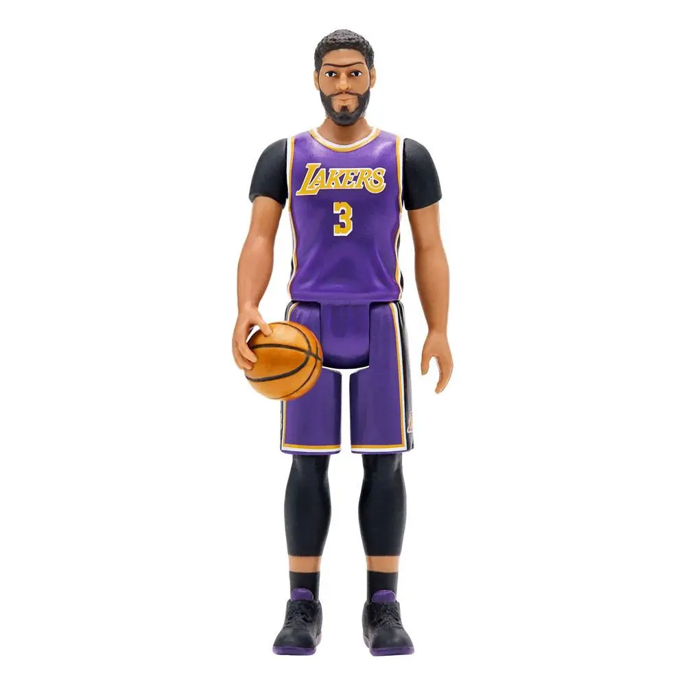 NBA ReAction Action Figure Wave 3 Anthony Davis (Lakers) [Purple Statement] 10 cm product photo