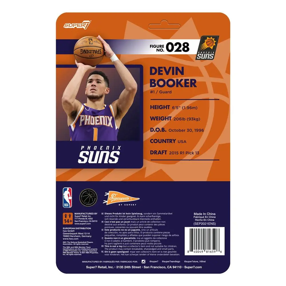 NBA ReAction Action Figure Wave 4 Devin Booker (Suns) 10 cm product photo