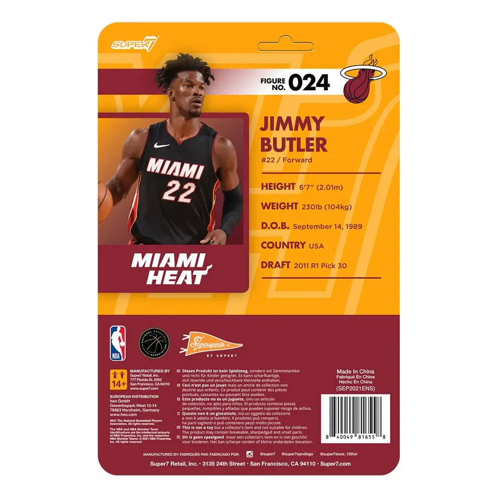 NBA ReAction Action Figure Wave 4 Jimmy Butler (Heat) 10 cm product photo