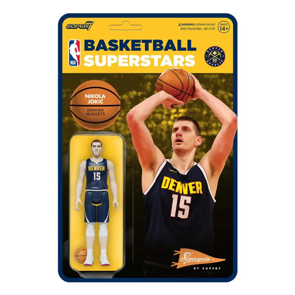 NBA ReAction Action Figure Wave 4 Nikola Jokic (Nuggets) 10 cm product photo