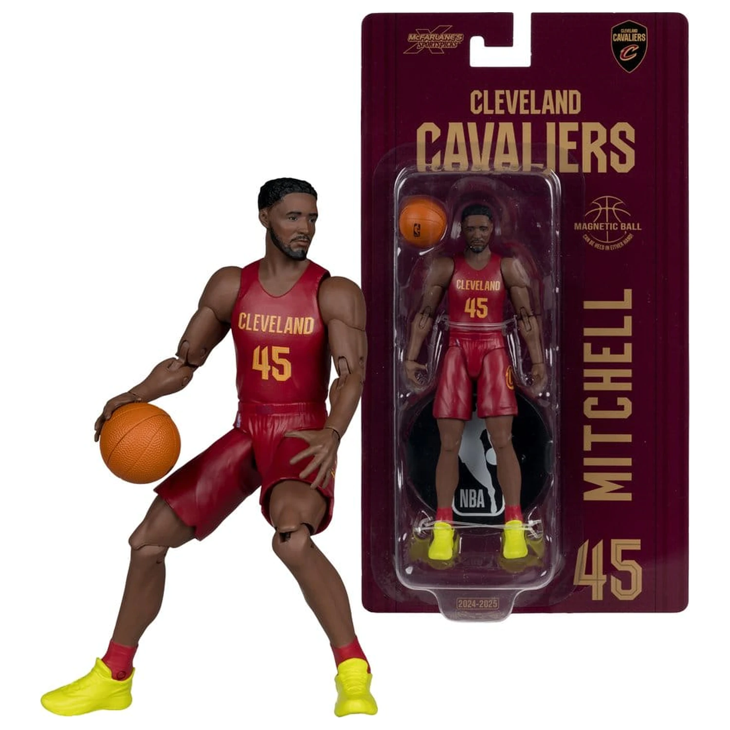 NBA SportsPicks Action Figure Donovan Mitchell (Cleveland Cavaliers) 15 cm product photo