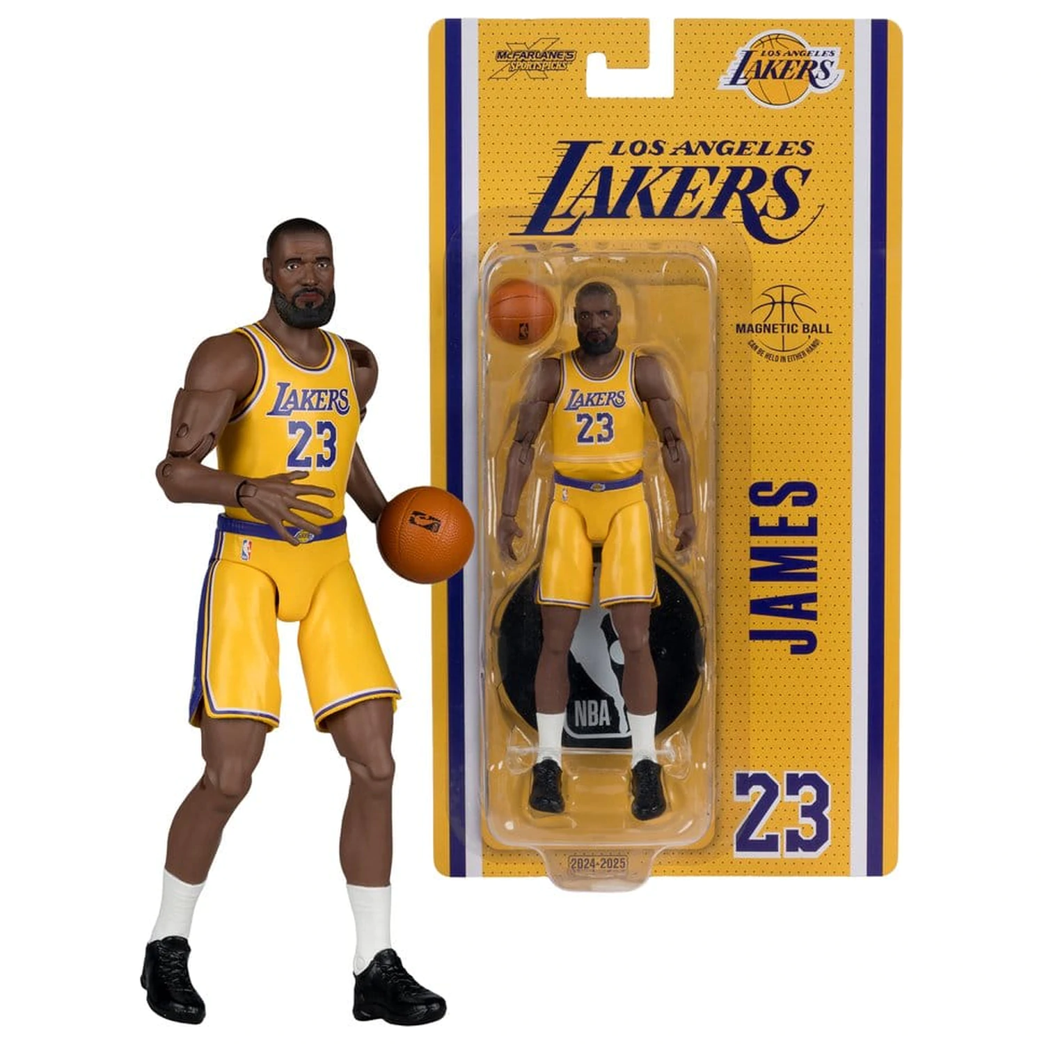 NBA SportsPicks Action Figure Lebron James (Los Angeles Lakers) 16 cm product photo